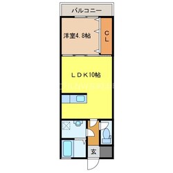 フレア西町の物件間取画像